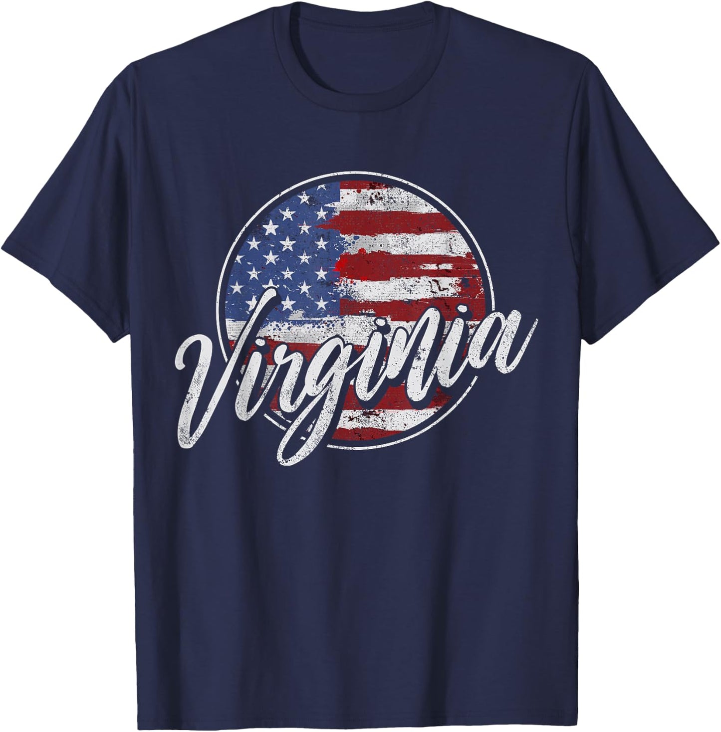 Virginia Vintage T-Shirt - T-Shirt | Navy