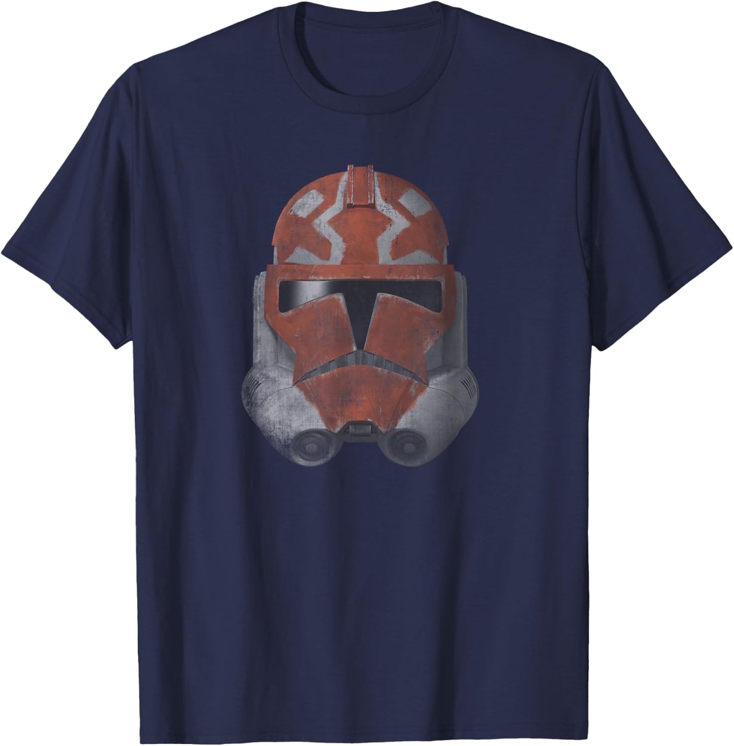 Star Wars The Clone Wars 332nd Ahsoka Trooper Distressed T-Shirt - T-Shirt | Navy