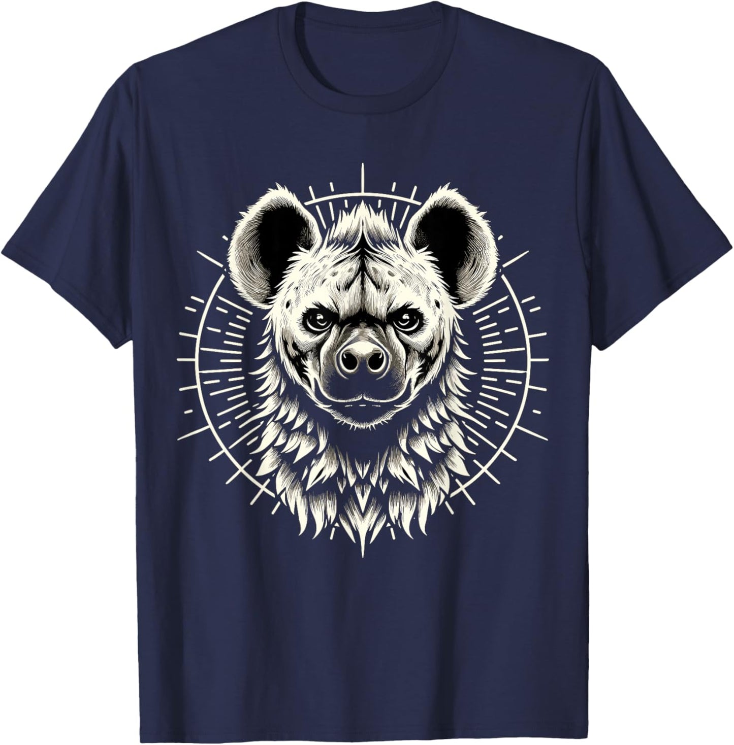 Vintage Hyena , Small, Black T-Shirt - T-Shirt | Navy