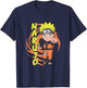 Naruto Shippuden Naruto Chibi Fist Swirl Anime T-Shirt - T-Shirt | Navy