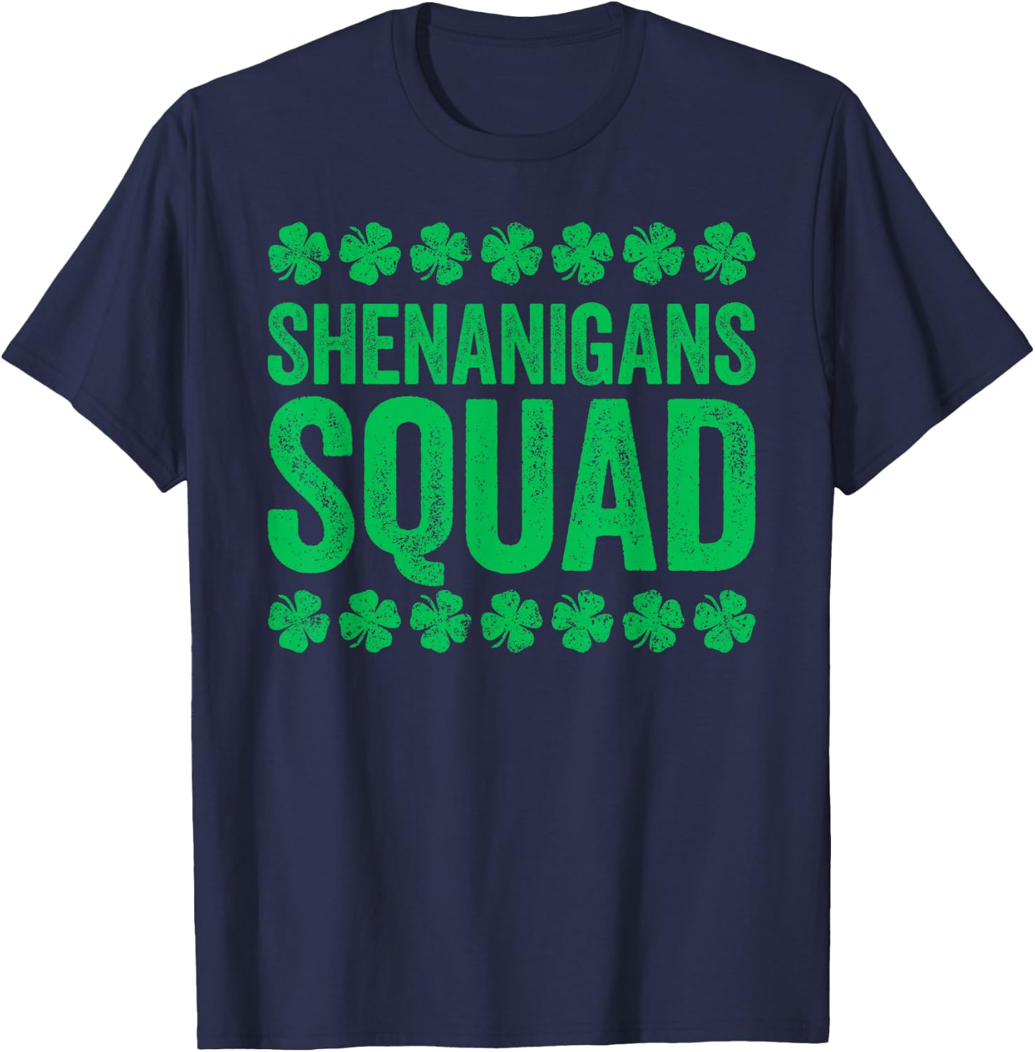 Shenanigans Squad Shirt Irish Men Women Kids St Patricks Day T-Shirt - T-Shirt | Navy