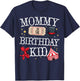 Funny Mommy Of The Birthday Kid Ringmaster Mom Circus Gift T-Shirt - T-Shirt | Navy