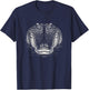 Alligator Graphic Crocodile Head Design And Men T-Shirt - T-Shirt | Navy