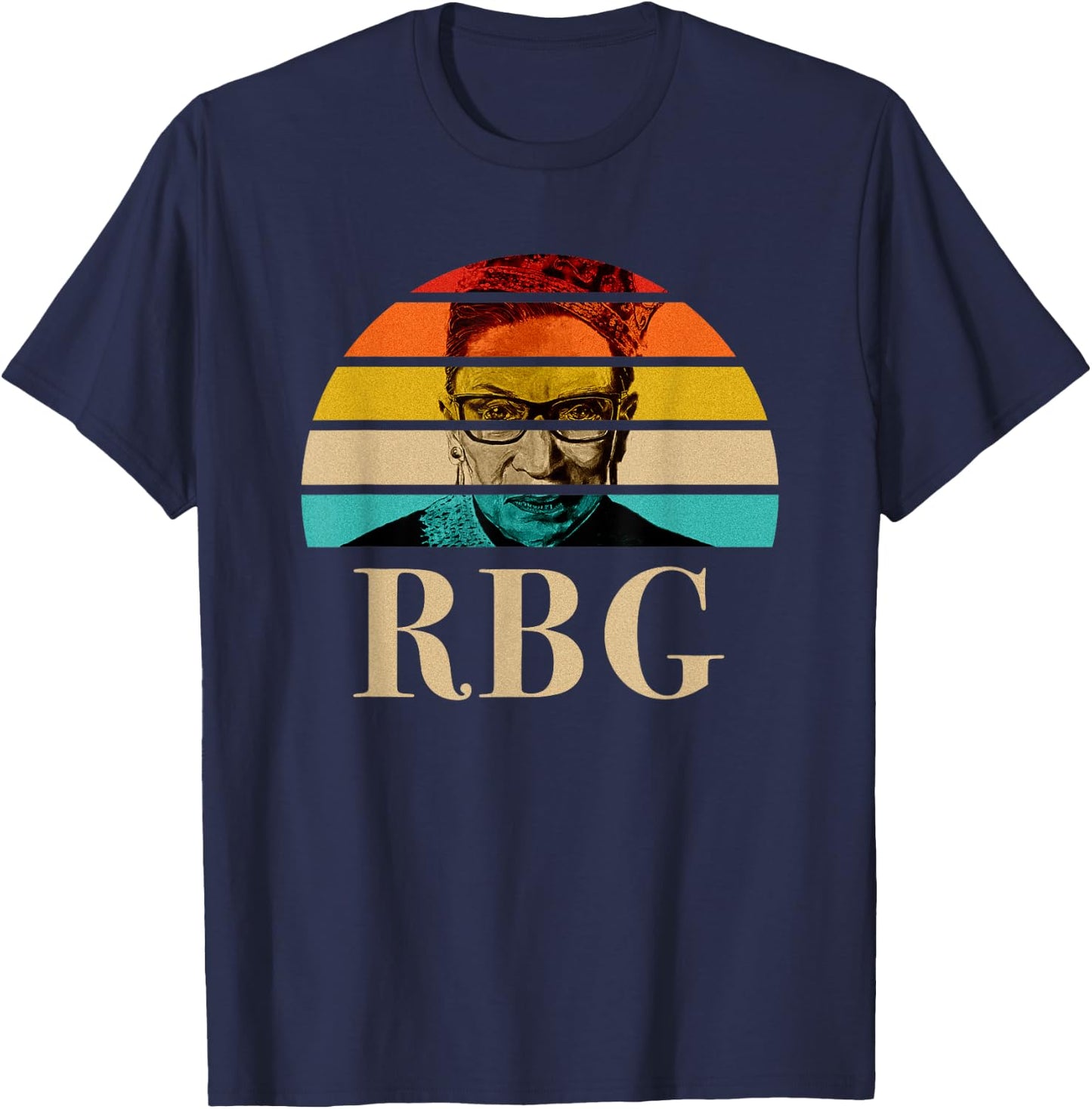 Notorious RBG Ruth Bader Ginsburg Gift T-Shirt - T-Shirt | Navy