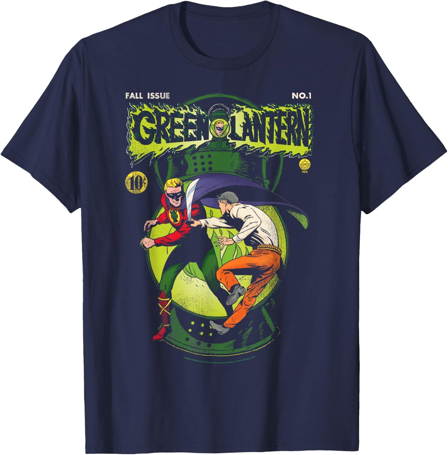 DC Comics The Green Lantern Issue No 1 T-Shirt - T-Shirt | Navy