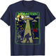 Paranormal Cryptid Poster Bigfoot UFOs Ghosts T-Shirt - T-Shirt | Navy