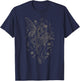 Fairy Rose Flowers Grunge Fairycore Fairies T-Shirt - T-Shirt | Navy