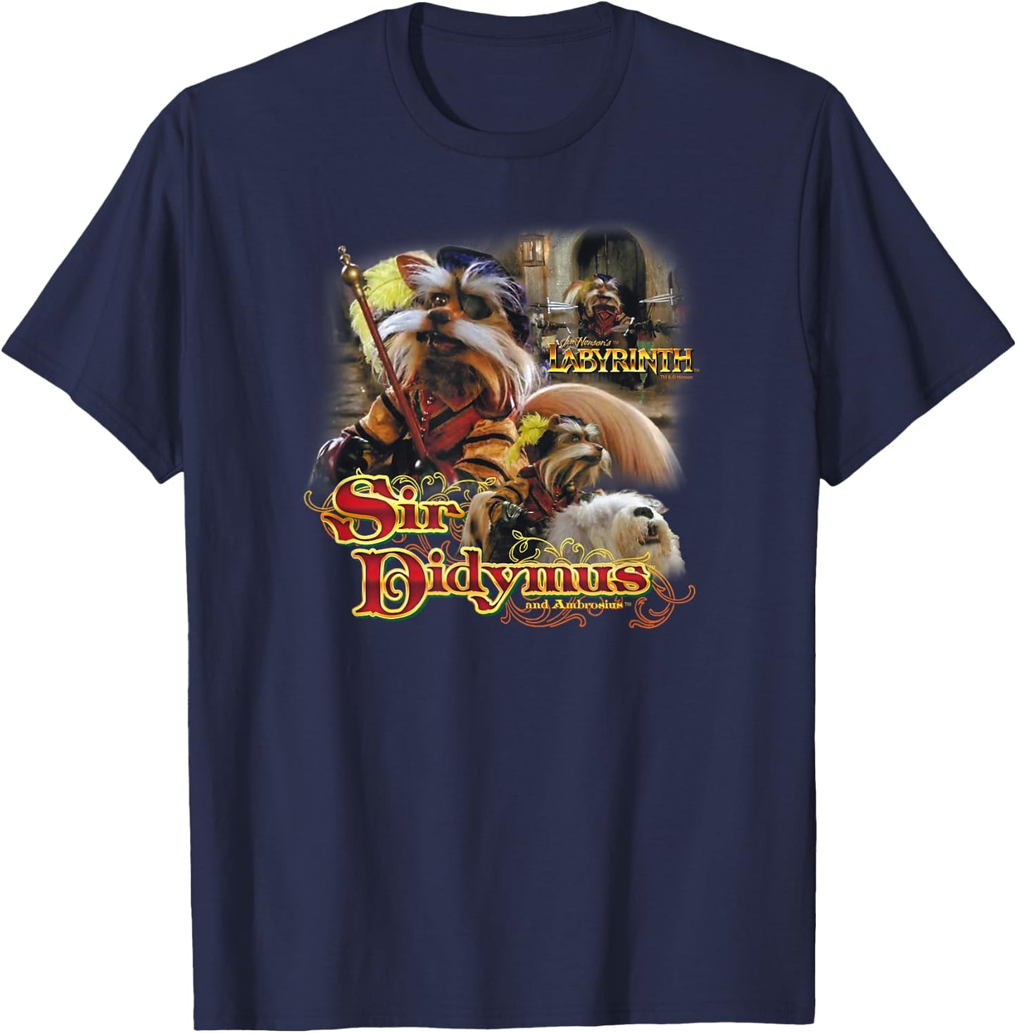Labyrinth Sir Didymus T-Shirt - T-Shirt | Navy