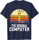 The Original Computer Funny Pencil Geek Nerd T-Shirt - T-Shirt | Navy