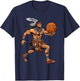 American Indian Basketball Tribe Team Match Rez Ball T-Shirt - T-Shirt | Navy