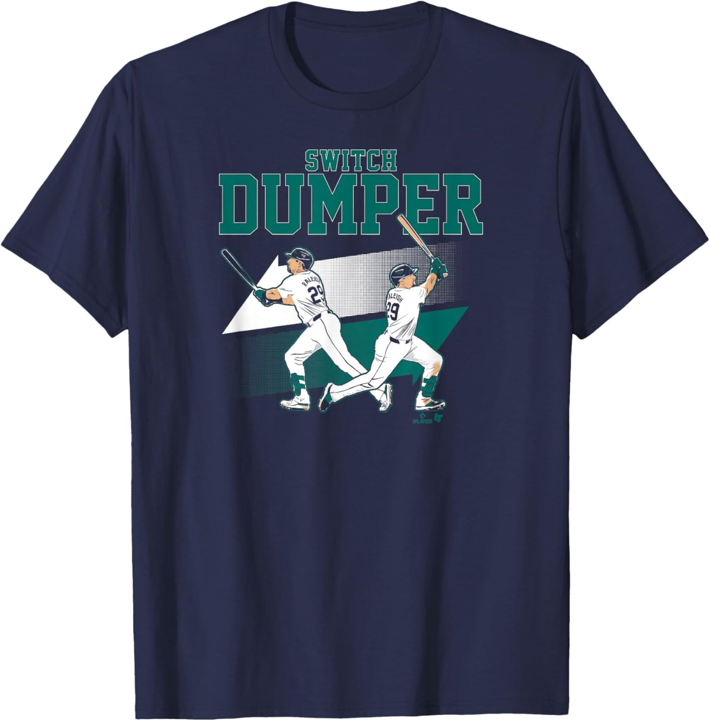 Cal Raleigh - Switch Dumper - Seattle Baseball T-Shirt - T-Shirt | Navy