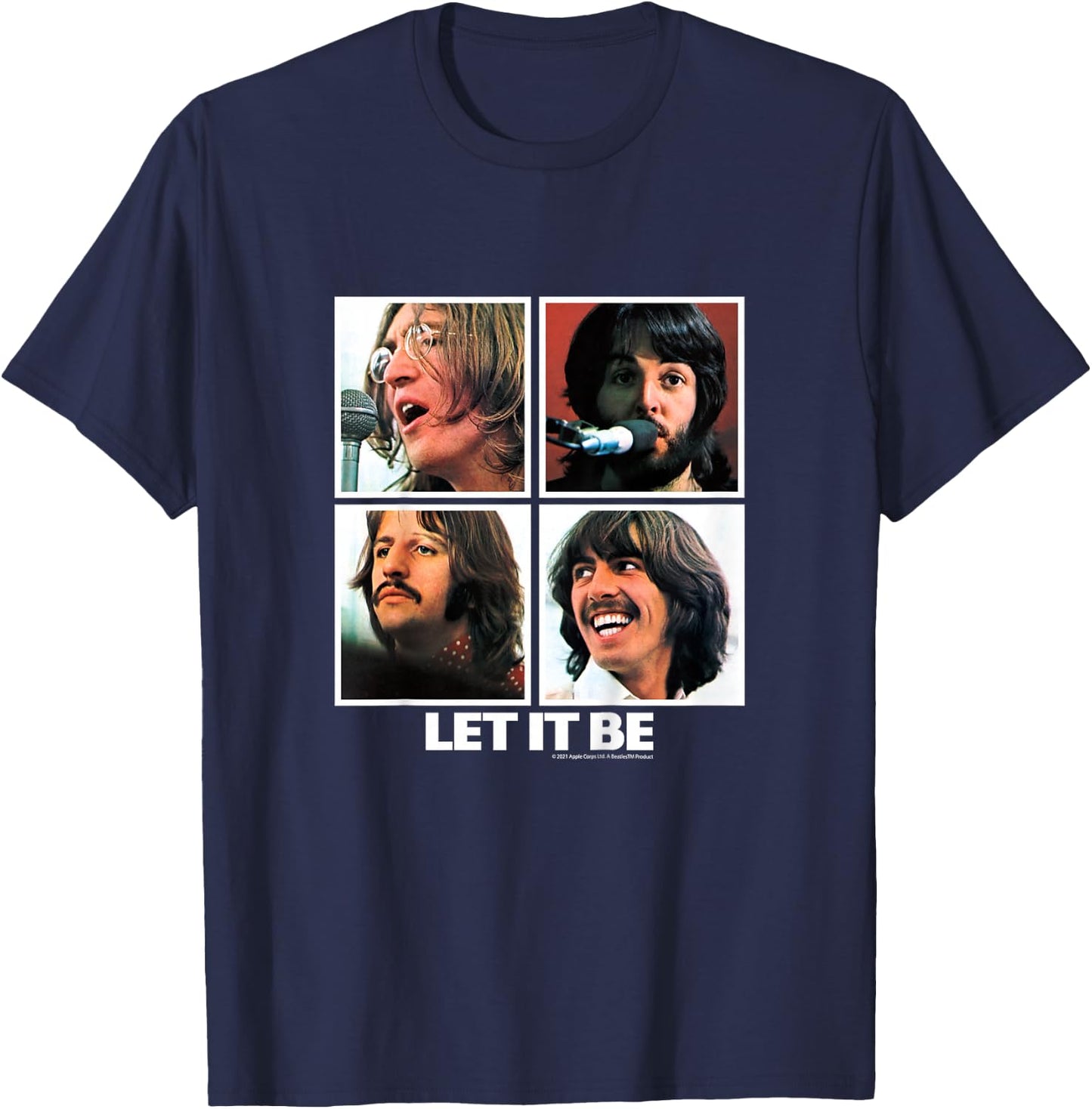 The Beatles - Let it Be T-Shirt - T-Shirt | Navy