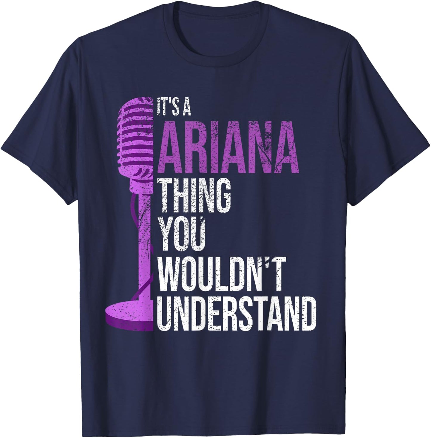 It's a Ariana Thing you wouldn't Understand - Funny Ariana T-Shirt - T-Shirt | Navy