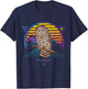 Retro Barred Owl T-Shirt - T-Shirt | Navy