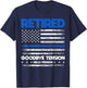 Retired Police Goodbye Tension Hello Pension - Blue Line T-Shirt - T-Shirt | Navy