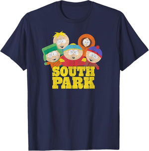 Vintage South Park Gang T-Shirt - T-Shirt | Navy