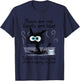 Kitty Cat Roses Are Red Violets Are Blue Thanks For Feeding T-Shirt - T-Shirt | Navy
