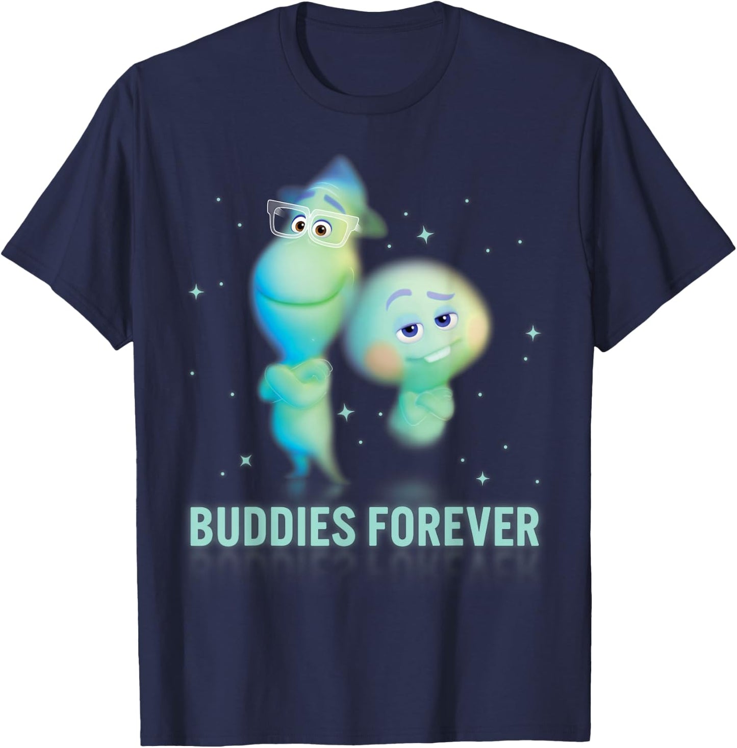 Disney Pixar Soul Buddies Forever Stars Friendship Pose T-Shirt - T-Shirt | Navy