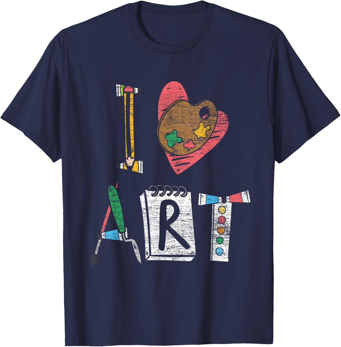 Artist Painter Photography Installation Art T-Shirt - T-Shirt | Navy