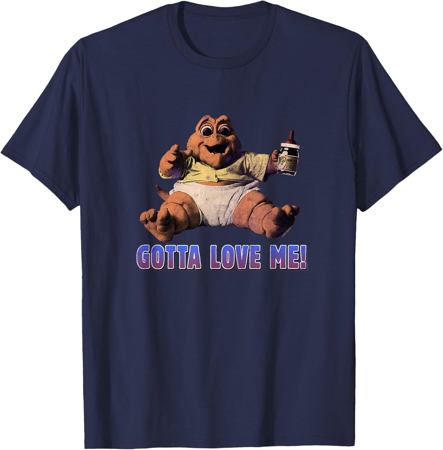 Dinosaurs Gotta Love Me T-Shirt - T-Shirt | Navy
