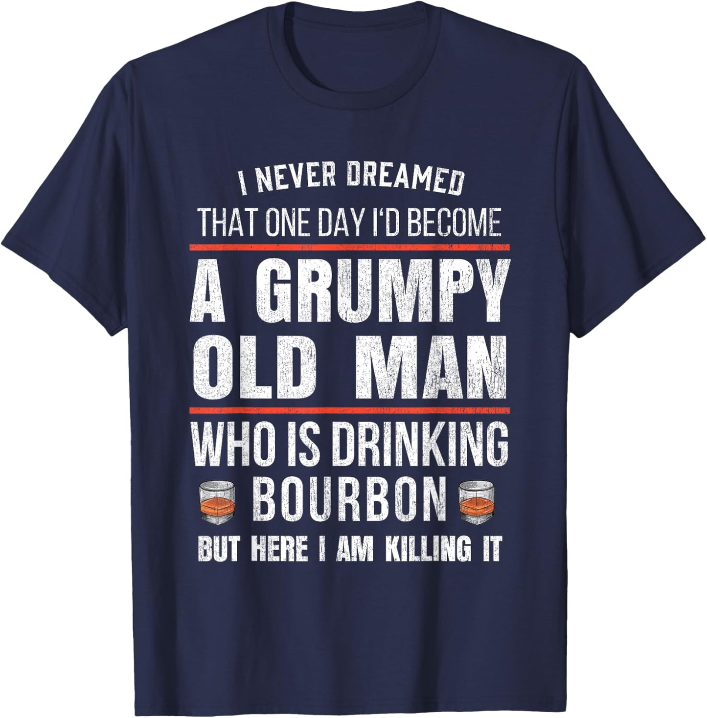 Kentucky Bourbon Whiskey Retirement Gift Malt Whisky Retiree T-Shirt - T-Shirt | Navy