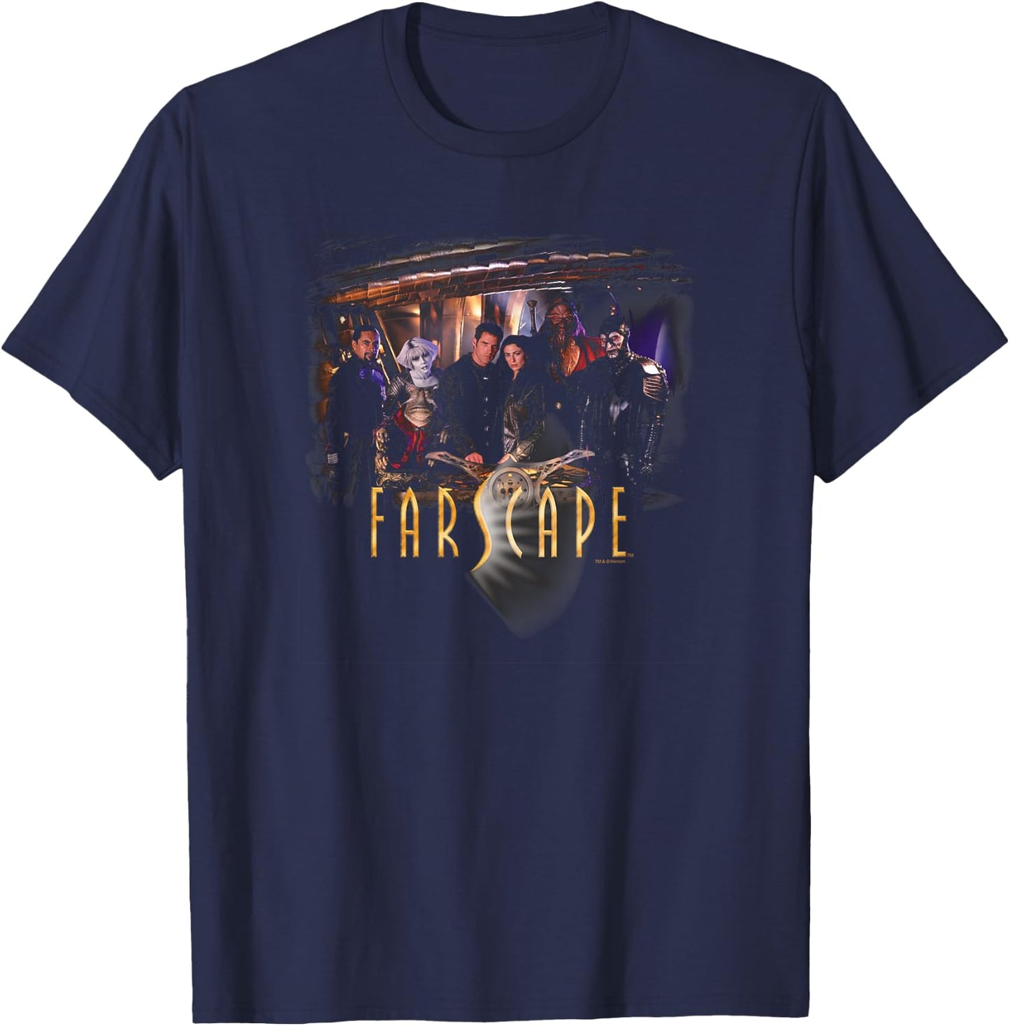 Farscape Cast T-Shirt - T-Shirt | Navy