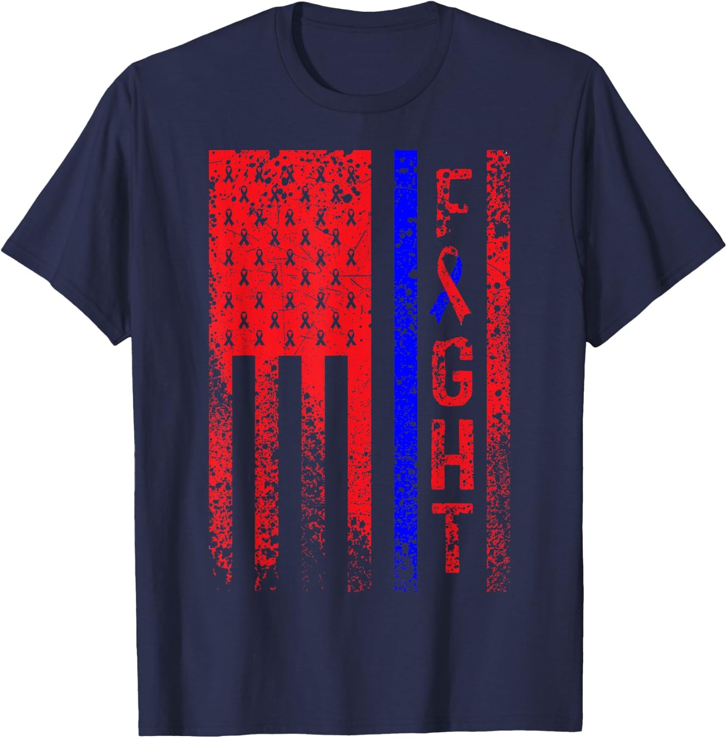 Fight Noonan Syndrome Awareness T-Shirt - T-Shirt | Navy