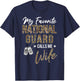 My Favorite National Guard Calls Me Wife Military Family T-Shirt - T-Shirt | Navy