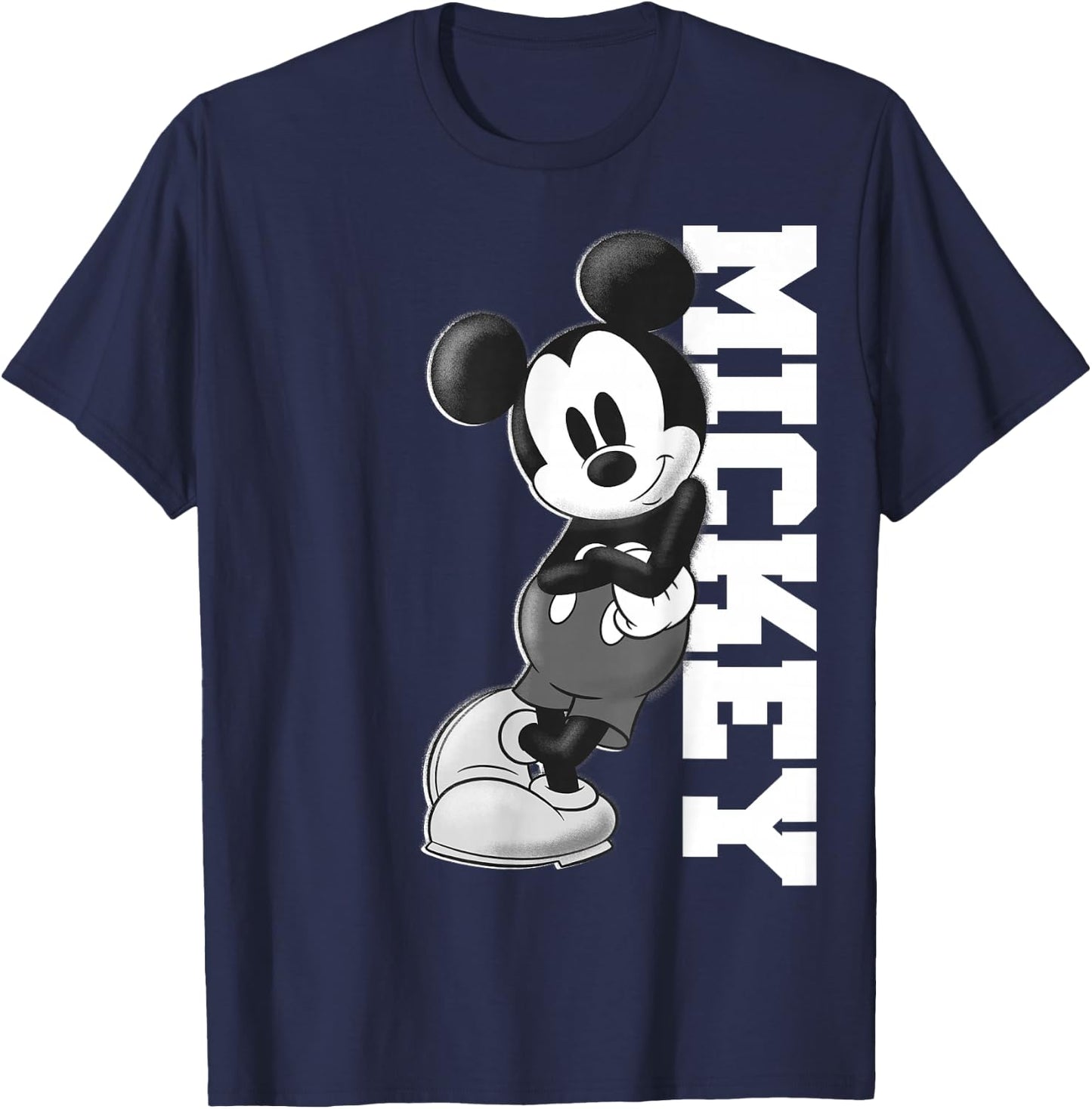 Disney Mickey and Friends Mickey Mouse Lean Small T-Shirt - T-Shirt | Navy