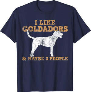 Goldador Labrador T-Shirt - T-Shirt | Navy