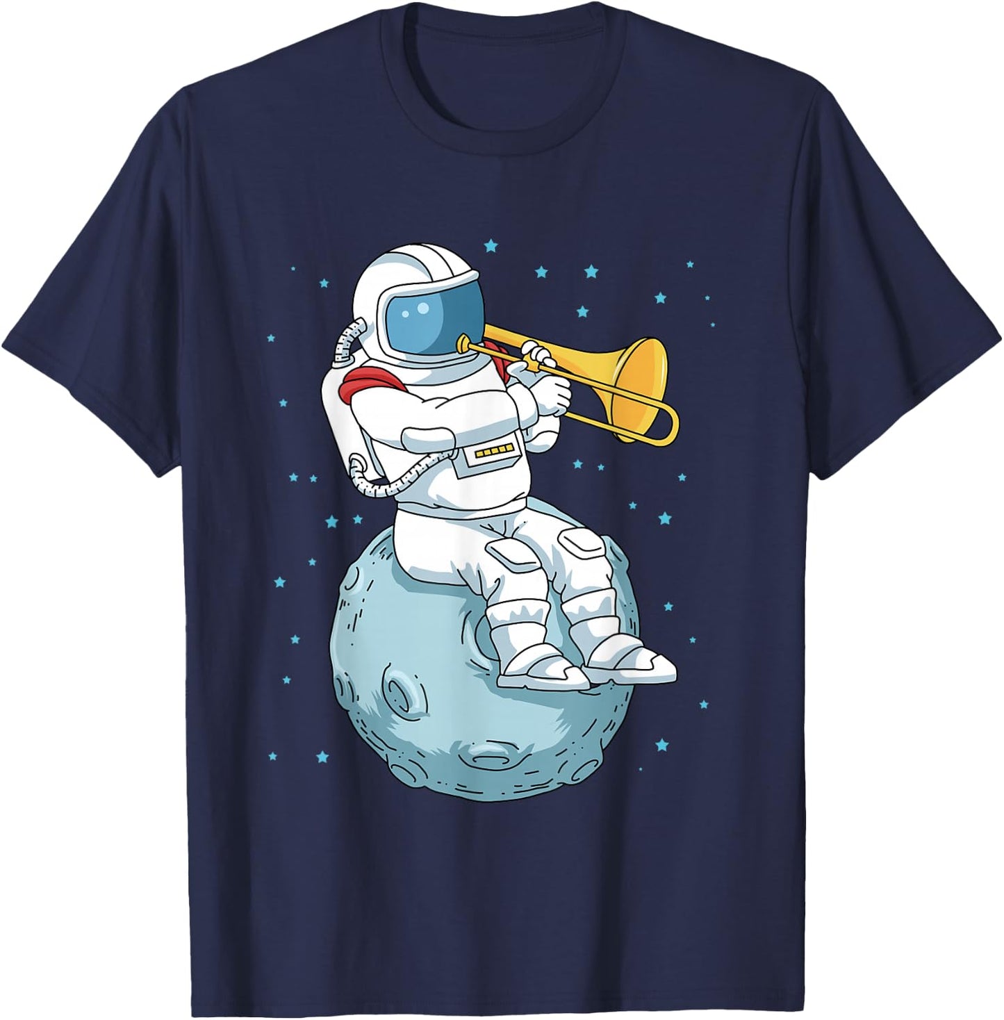 Trombone Gift Jazz Music Marching Band Shirt Kids Trombone T-Shirt - T-Shirt | Navy