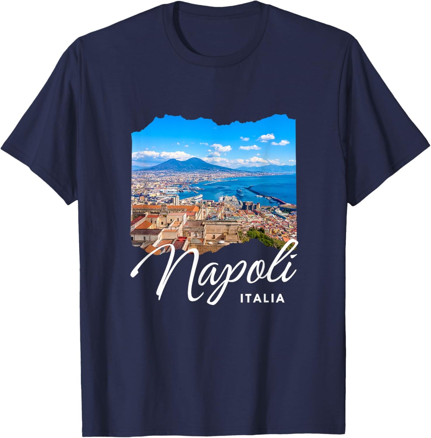 Napoli Italia / Naples Italy / Naples T-Shirt - T-Shirt | Navy