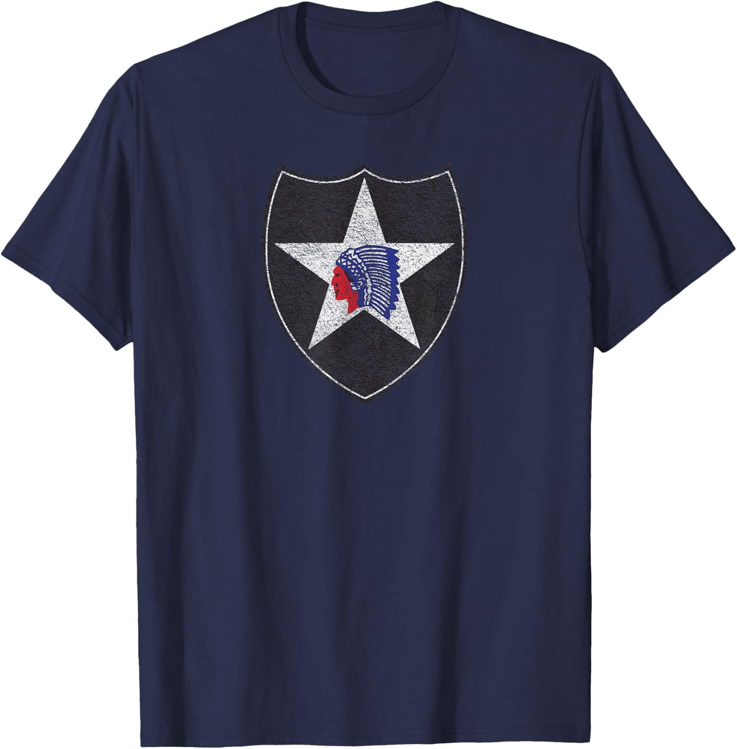 2ND Infantry Division Second Army T-Shirt - T-Shirt | Navy
