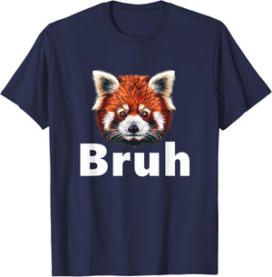 Red Panda Bruh T-Shirt - T-Shirt | Navy