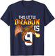 Turning 9 Year Old Birthday Gift Boy Dragon 9th Bday Girl T-Shirt - T-Shirt | Navy