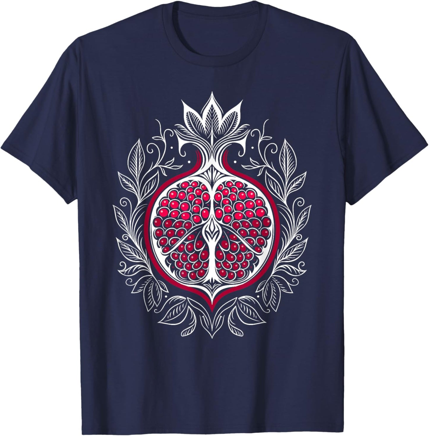 Pomegranate Summer Outfit Trendy Pomegranate Tribal Costume Women Kids T-Shirt - T-Shirt | Navy
