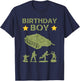 Funny Army Party Decorations Camo Birthday Boy Gift Men Kids T-Shirt - T-Shirt | Navy