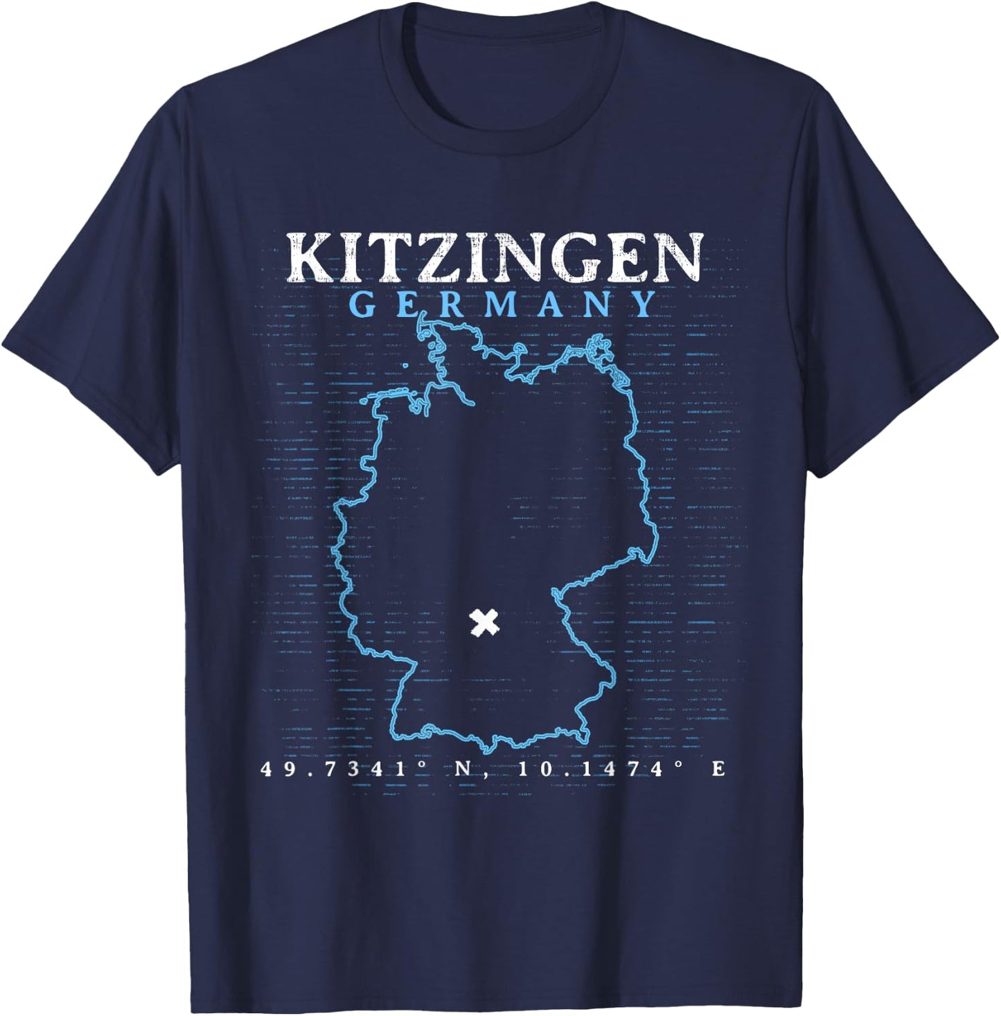 Germany Kitzingen T-Shirt - T-Shirt | Navy