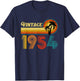 Vintage 1954 Birthday Gift Women 71 Years Retro Palm T-Shirt - T-Shirt | Navy