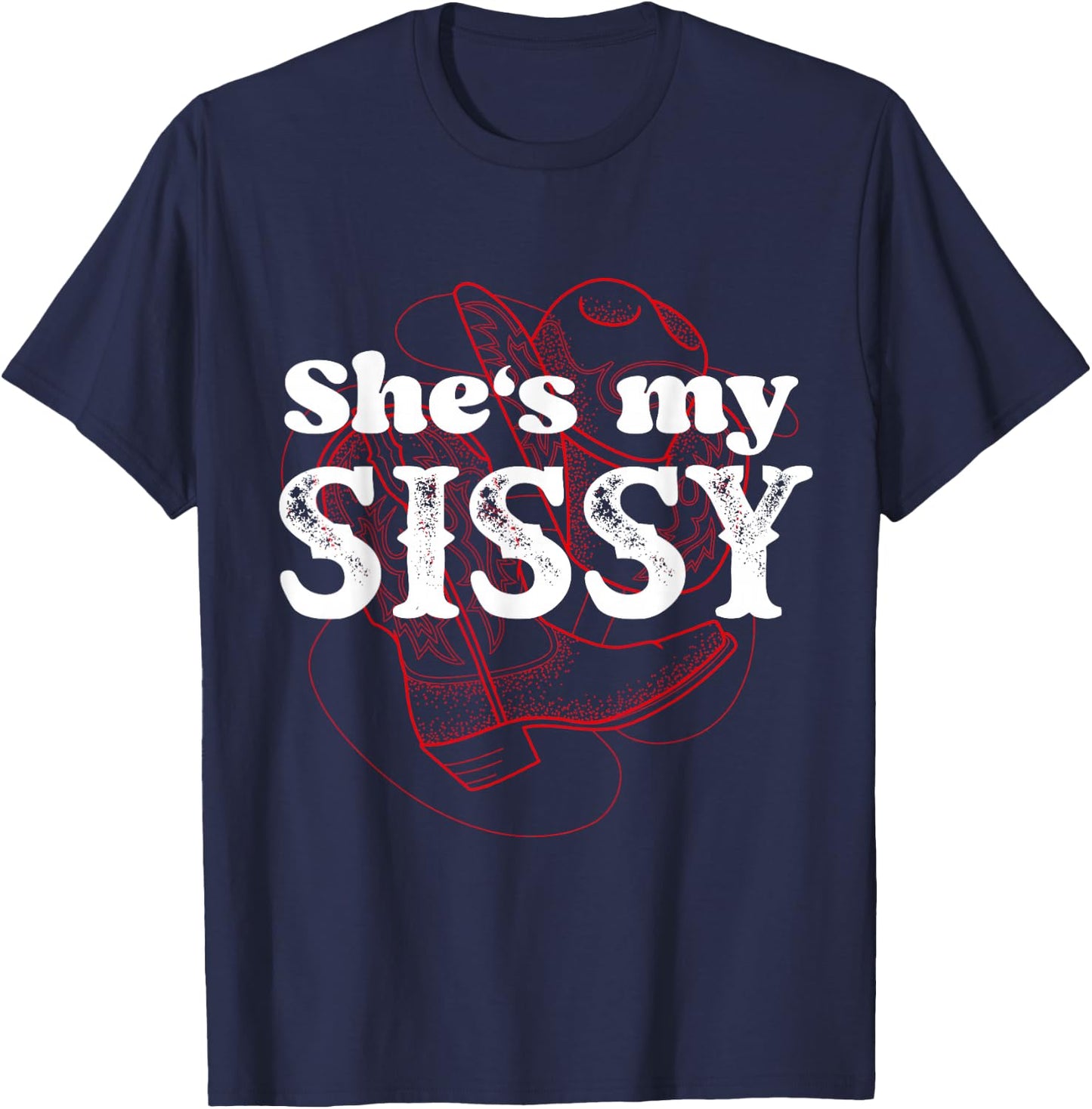 Texas Bud Texas Sissy Square Dance Couple Rodeo T-Shirt - T-Shirt | Navy