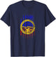 Comanche American Flag - Comanche Nation and USA Pride T-Shirt - T-Shirt | Navy