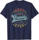 Best Grandy Ever Father's Day Grandy Gifts Vintage Emblem T-Shirt - T-Shirt | Navy