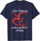 Line Dancing Makes My Heart Happy Line Dance T-Shirt - T-Shirt | Navy