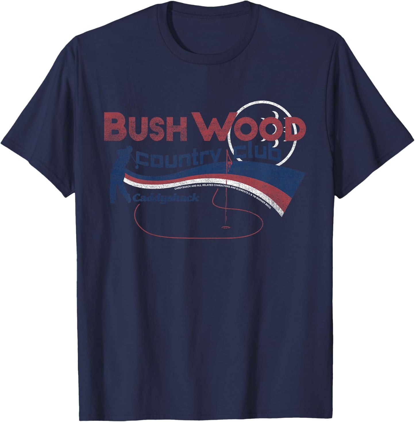 Kids Caddyshack Bushwood Country Club Americana T-Shirt - T-Shirt | Navy