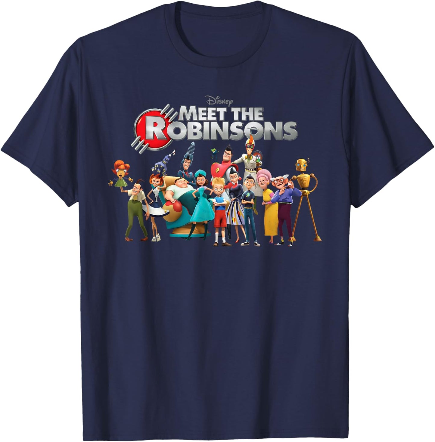 Disney Meet The Robinsons Characters T-Shirt - T-Shirt | Navy