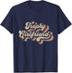 Trophy Girlfriend Funny Retro Design T-Shirt - T-Shirt | Navy