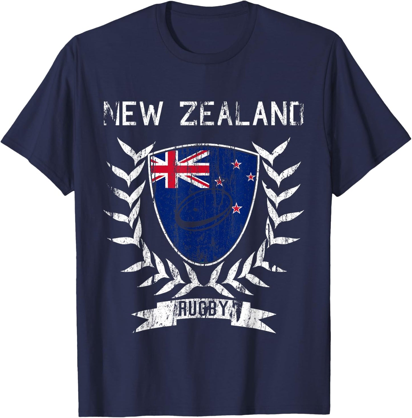 New Zealand Rugby Jersey 2021 Rugby T-Shirt - T-Shirt | Navy