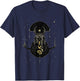 The Goddess Hecate Tarot Card Triple Moon Wiccan Witch T-Shirt - T-Shirt | Navy
