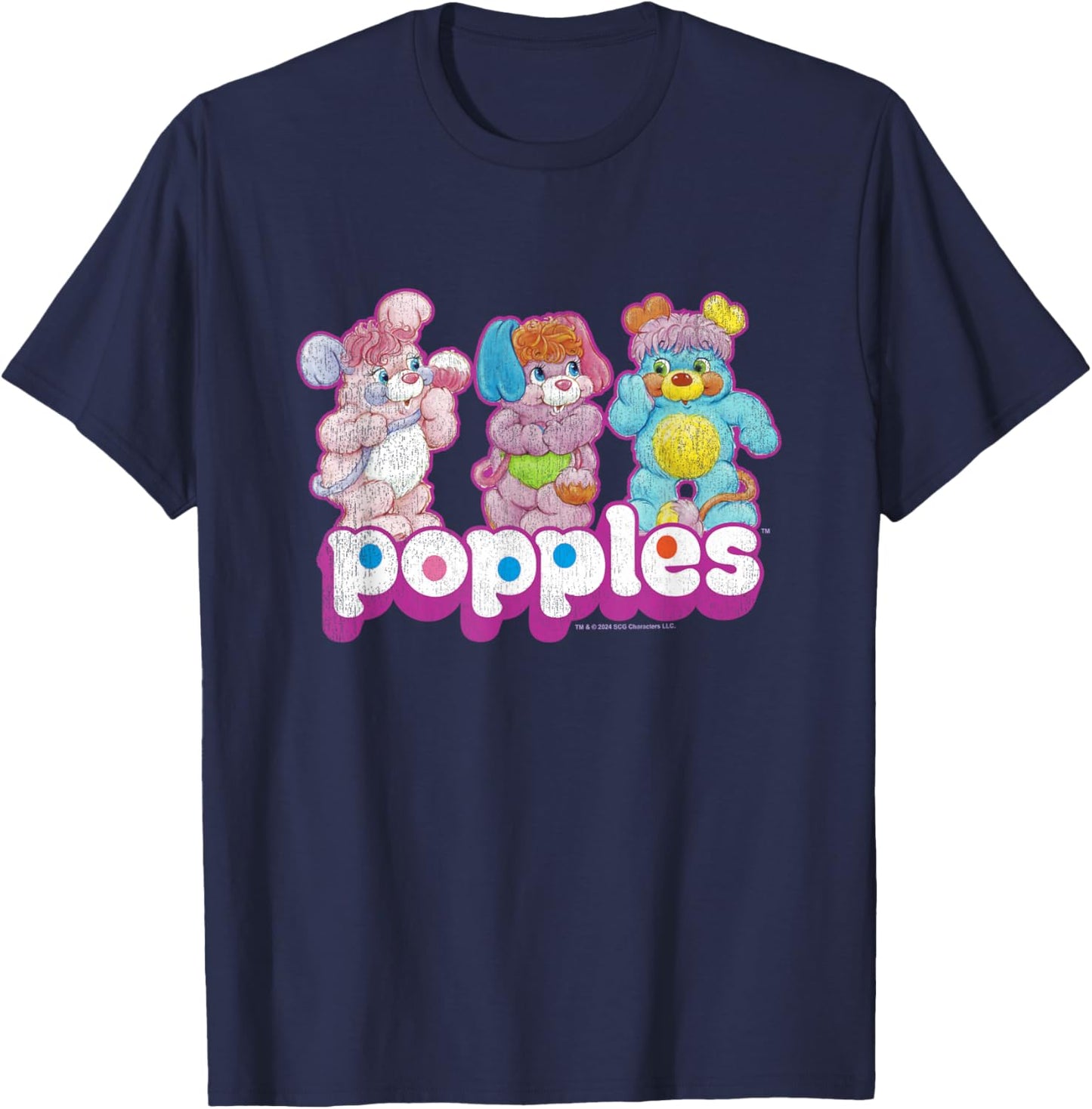 Popples Trio Pop T-Shirt - T-Shirt | Navy