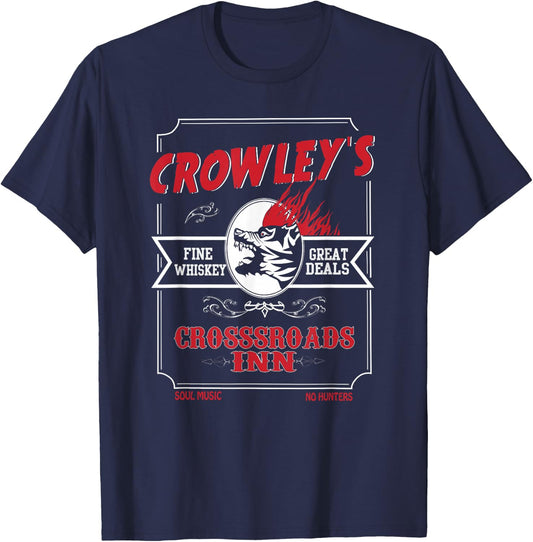 Retro Crossroads Dive Bar T-Shirt - T-Shirt | Navy